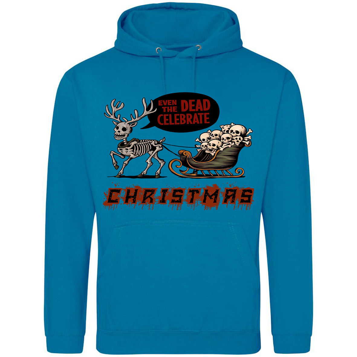 Even The Dead Celebrate Christmas Hoodie