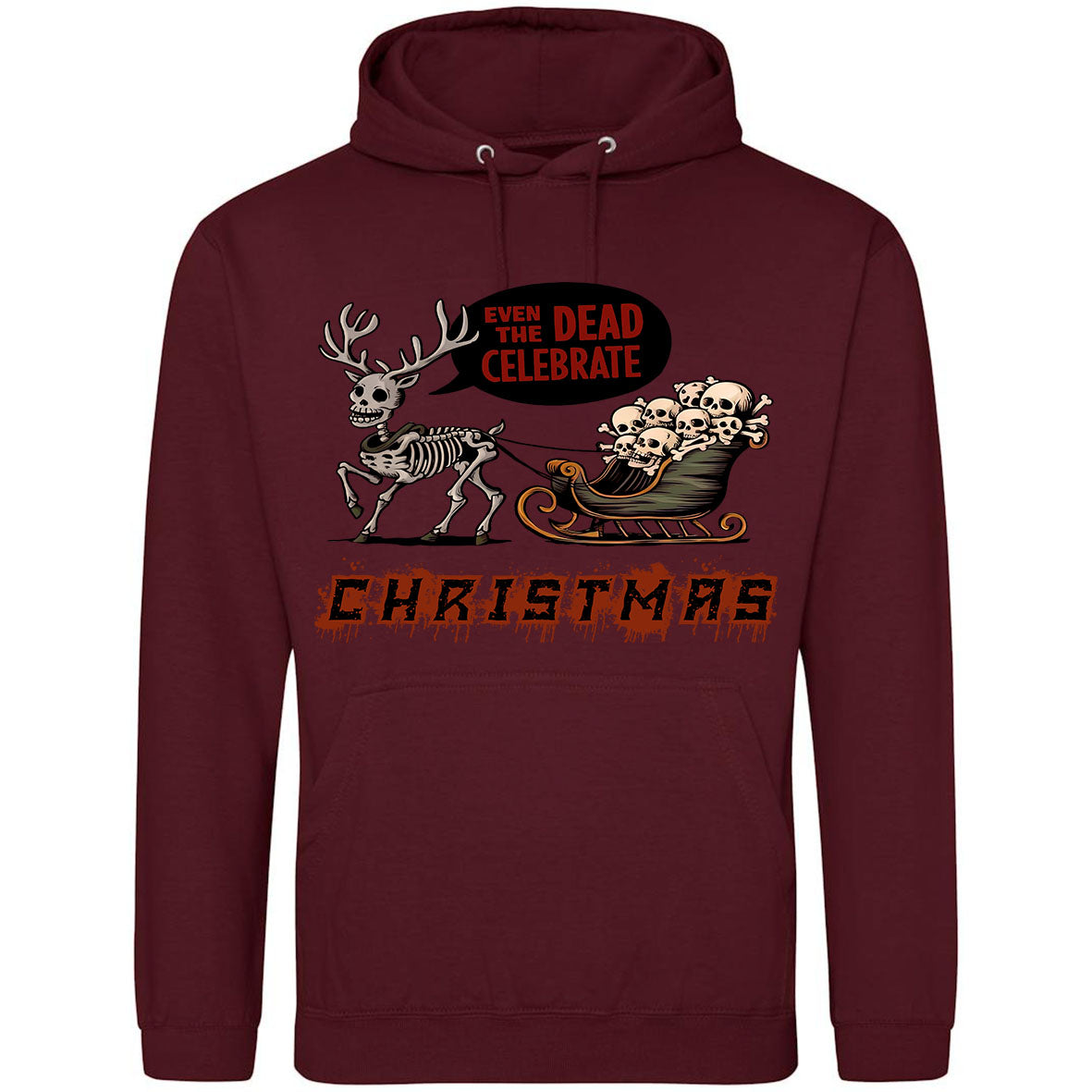Even The Dead Celebrate Christmas Hoodie