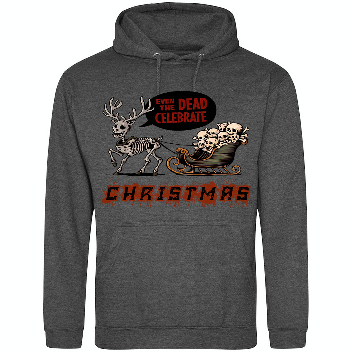 Even The Dead Celebrate Christmas Hoodie