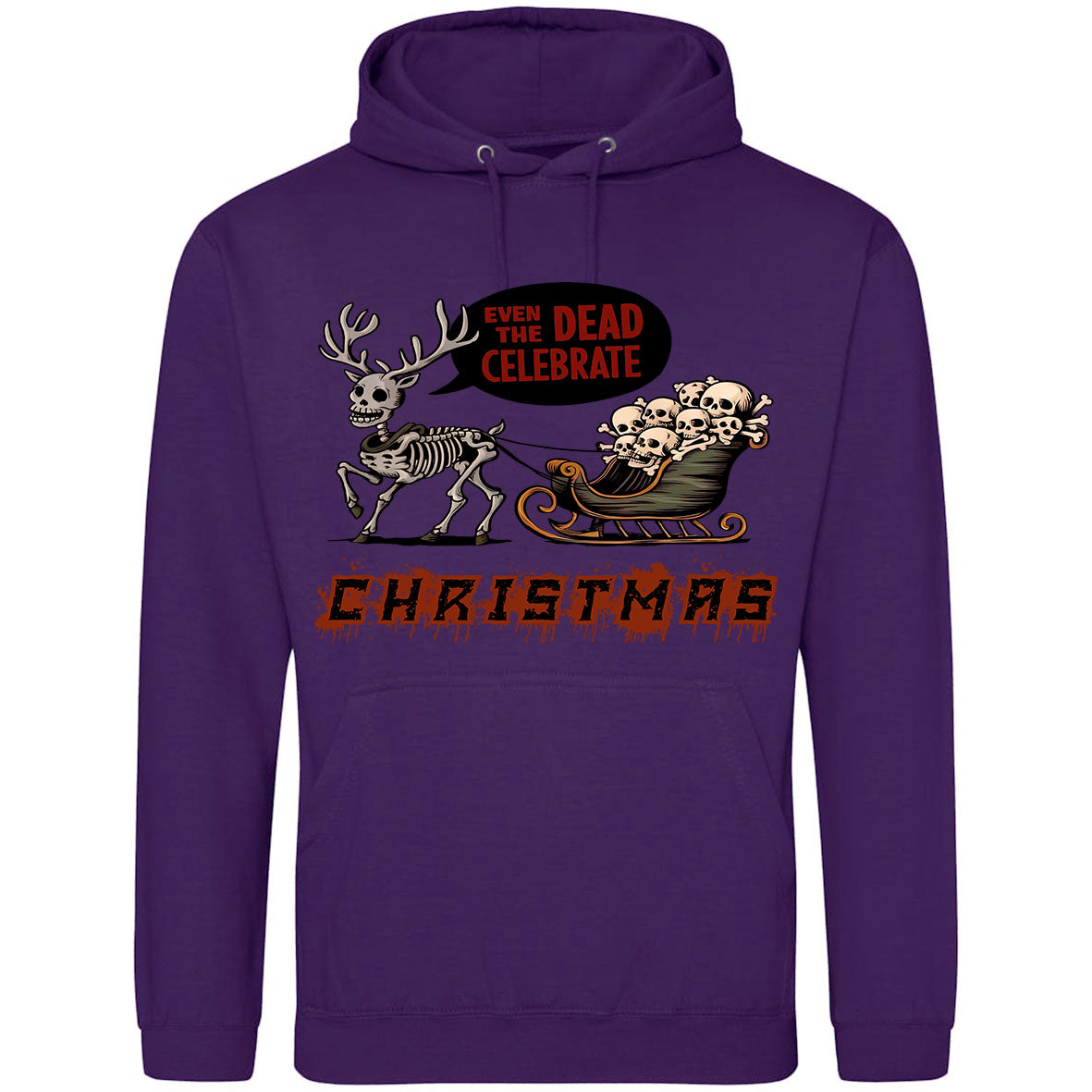 Even The Dead Celebrate Christmas Hoodie