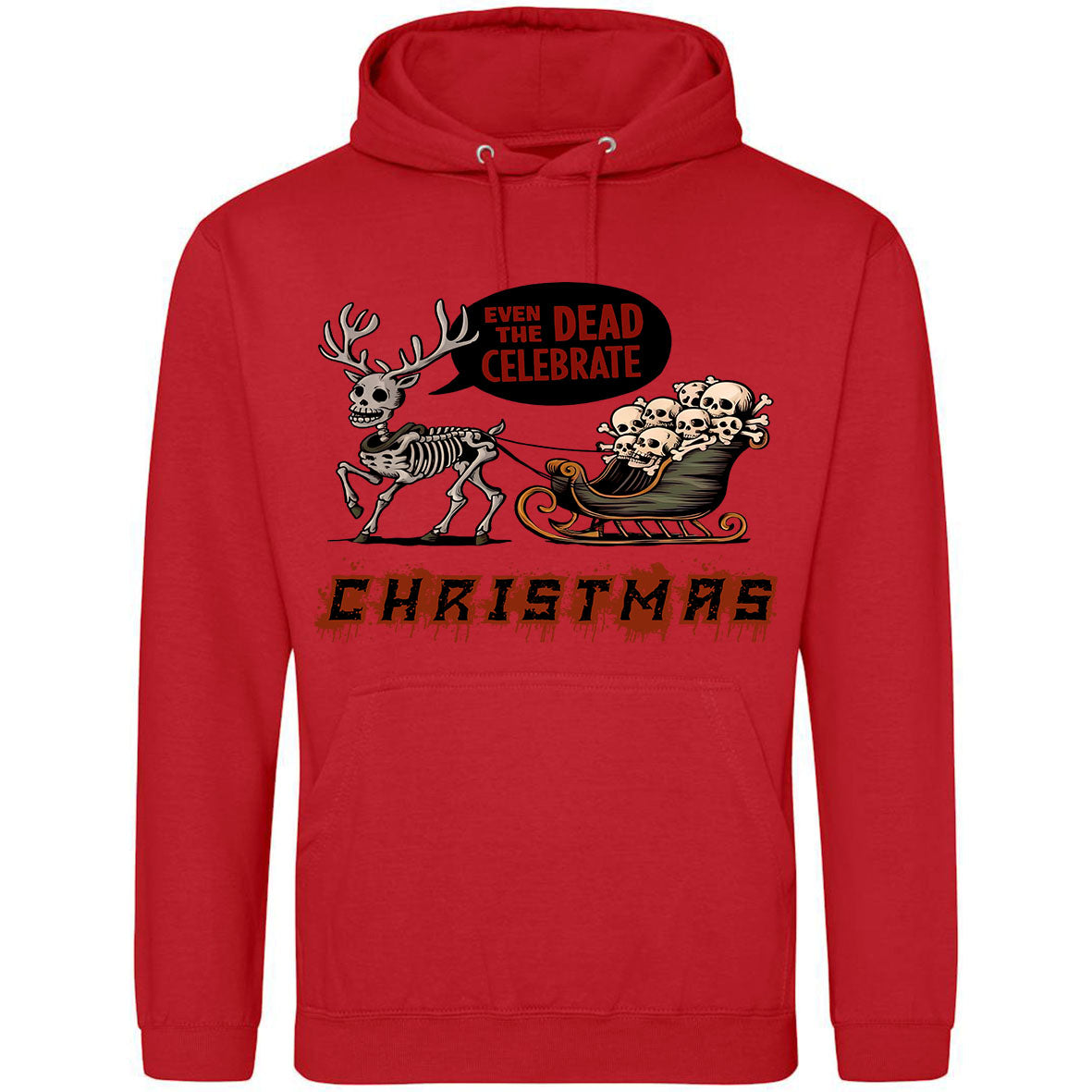 Even The Dead Celebrate Christmas Hoodie