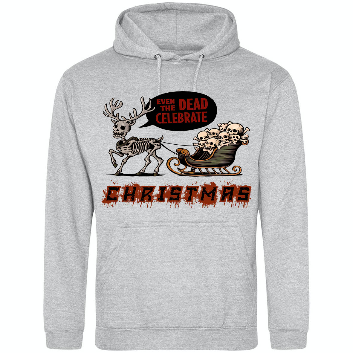 Even The Dead Celebrate Christmas Hoodie