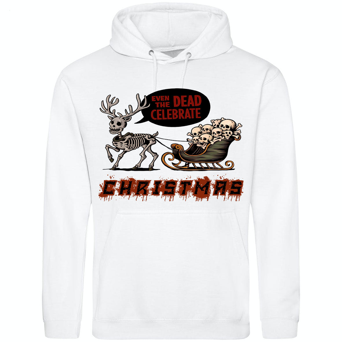 Even The Dead Celebrate Christmas Hoodie