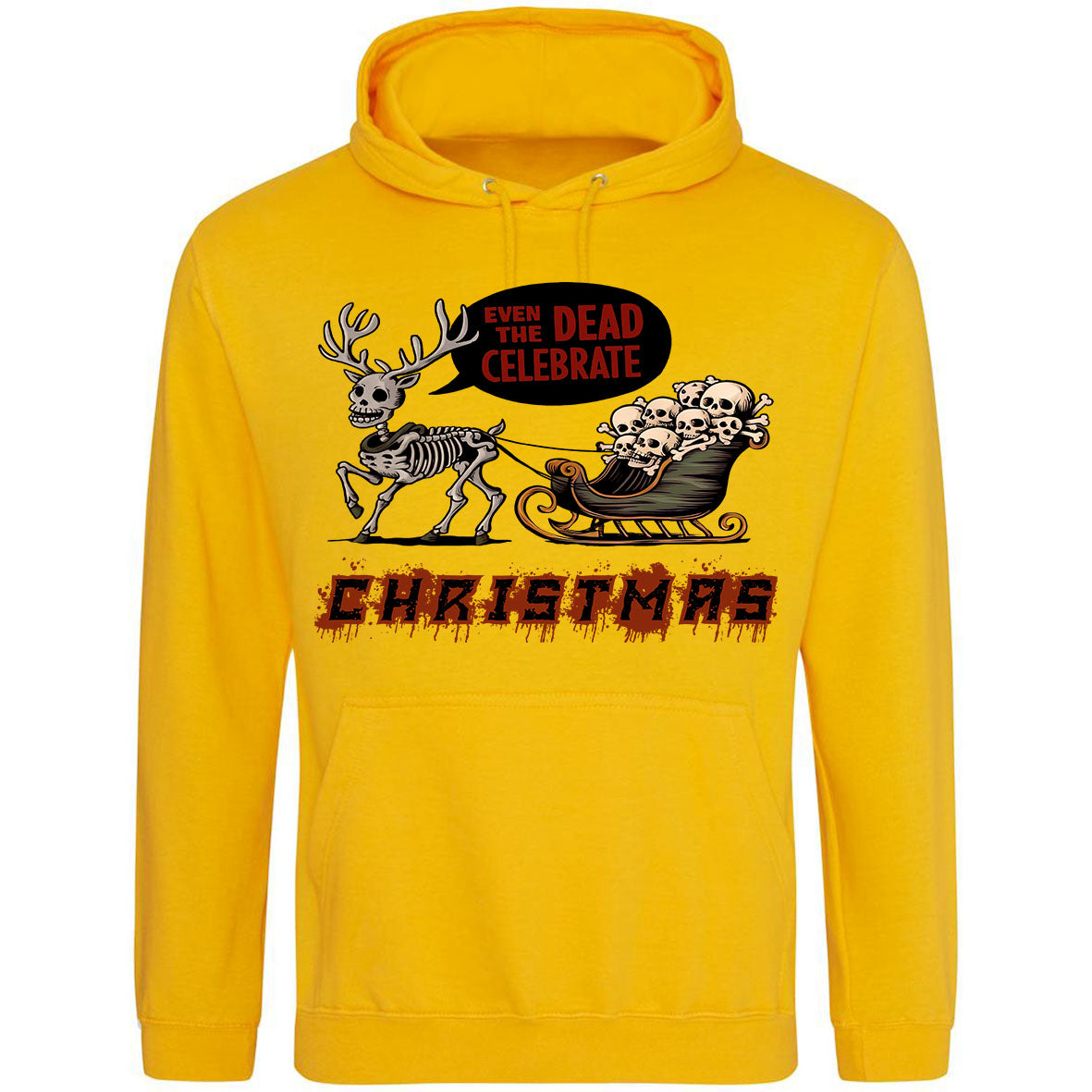 Even The Dead Celebrate Christmas Hoodie