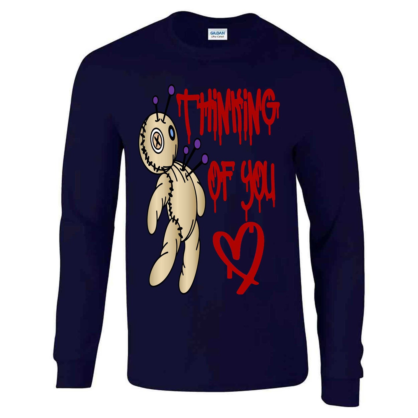 Thinking Of You Voodoo Doll - Long Sleeve T-shirt