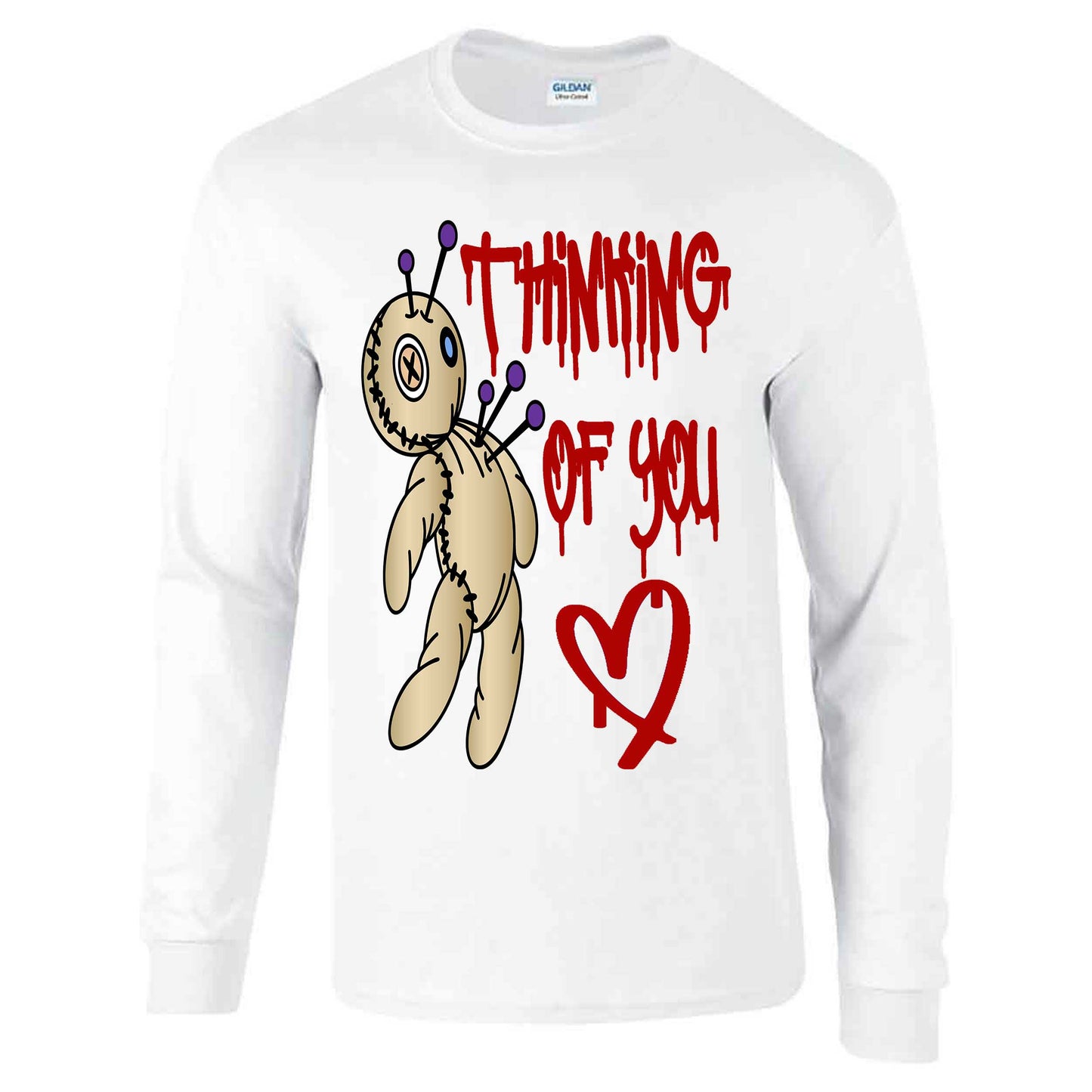 Thinking Of You Voodoo Doll - Long Sleeve T-shirt