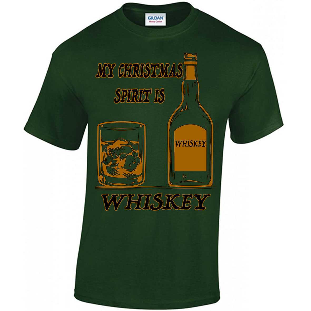 My Christmas Spirit Is Whiskey T-shirt