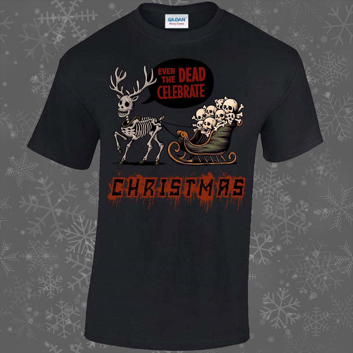 Even The Dead Celebrate Christmas T-shirt