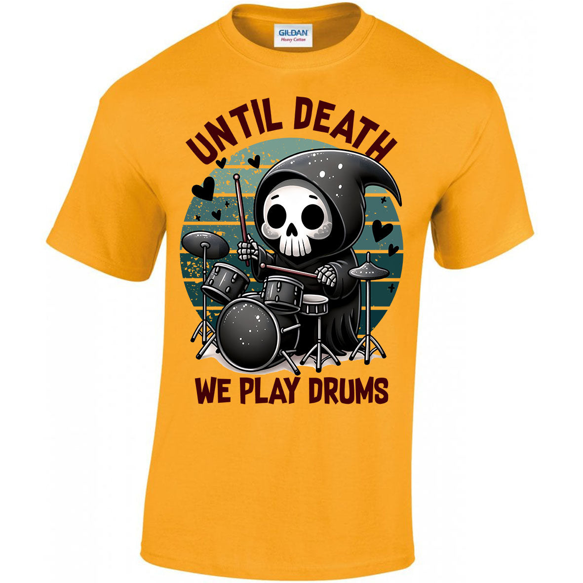 Until Death We Play Drums T-shirt