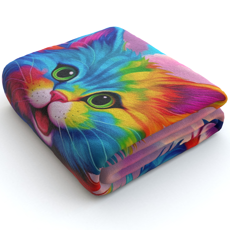 Mia's Kitty Cat - Polar Fleece Blanket