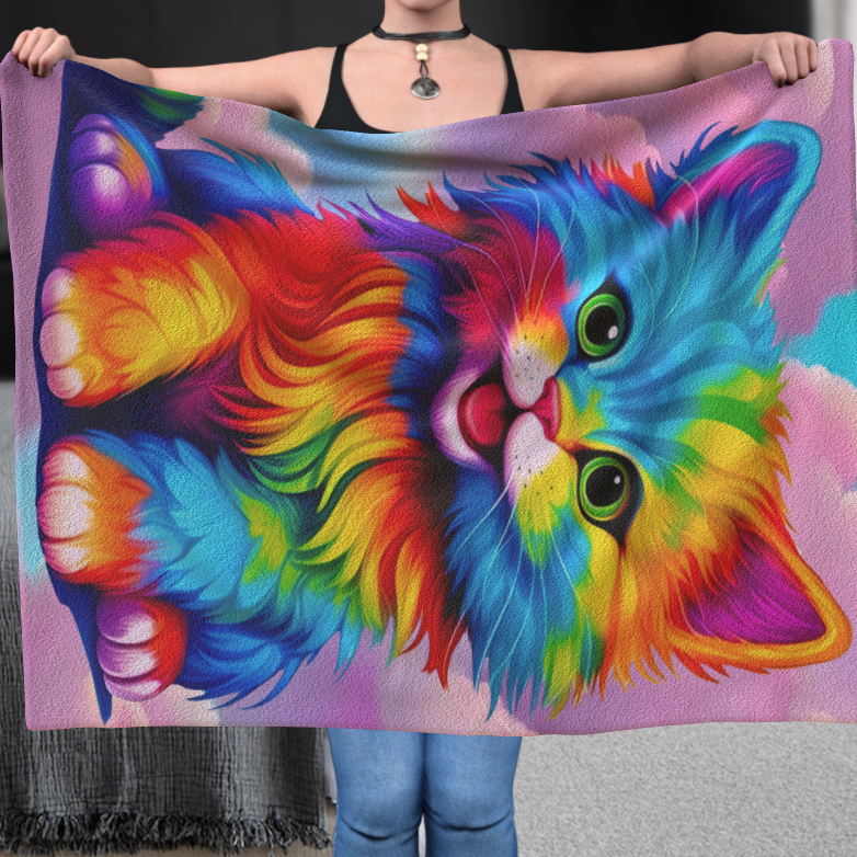 Mia's Kitty Cat - Polar Fleece Blanket