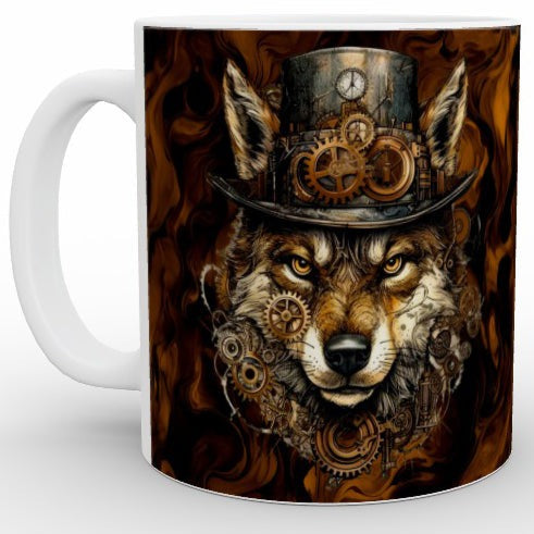 Steampunk Wolf - Mug Set
