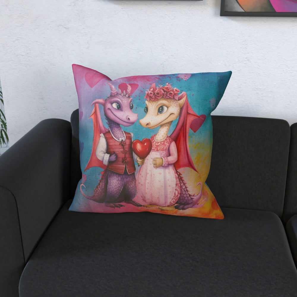 Dragons In Love VII - Cushion, Double-Sided