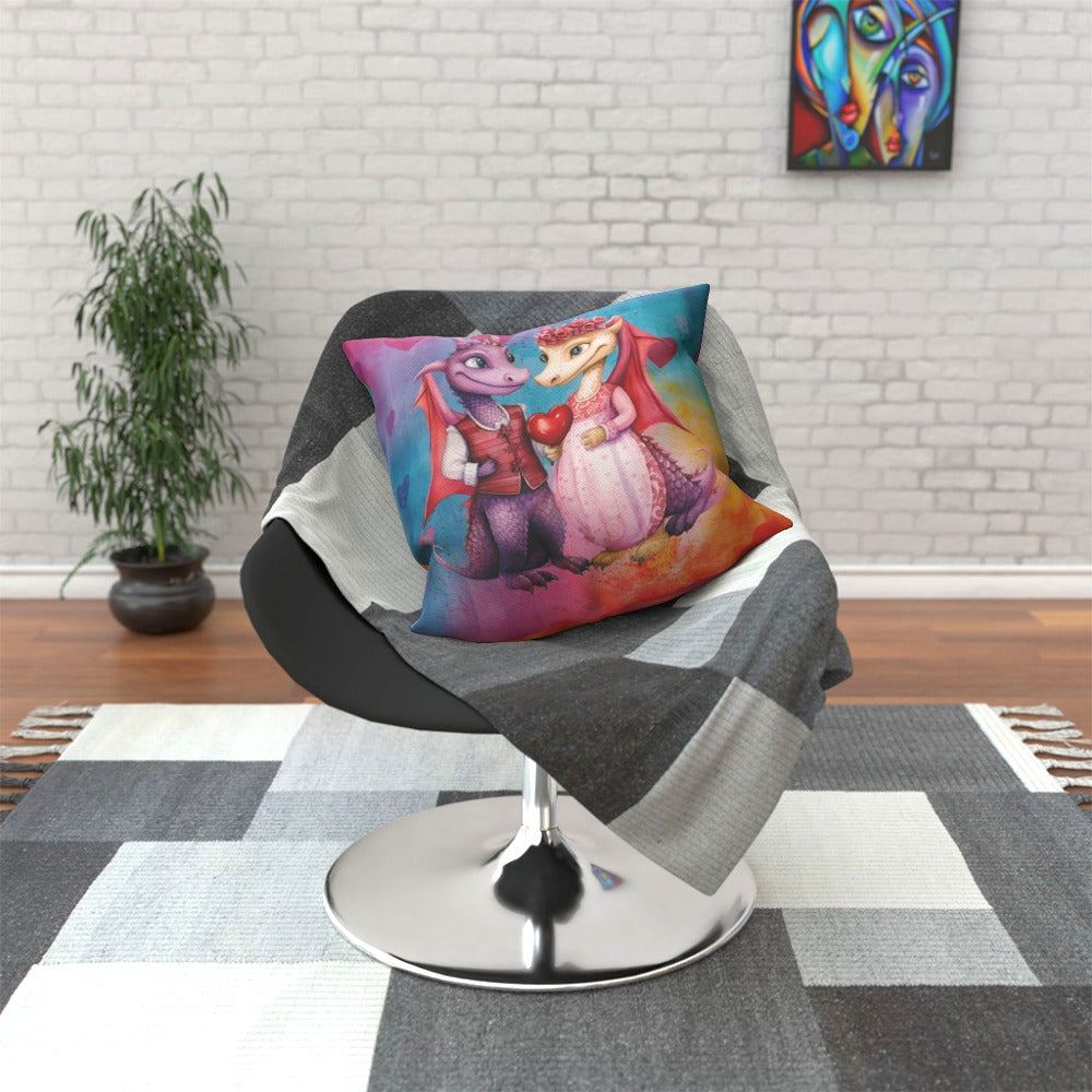 Dragons In Love VII - Cushion, Double-Sided