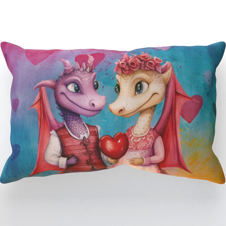 Dragons In Love VII - Cushion, Double-Sided