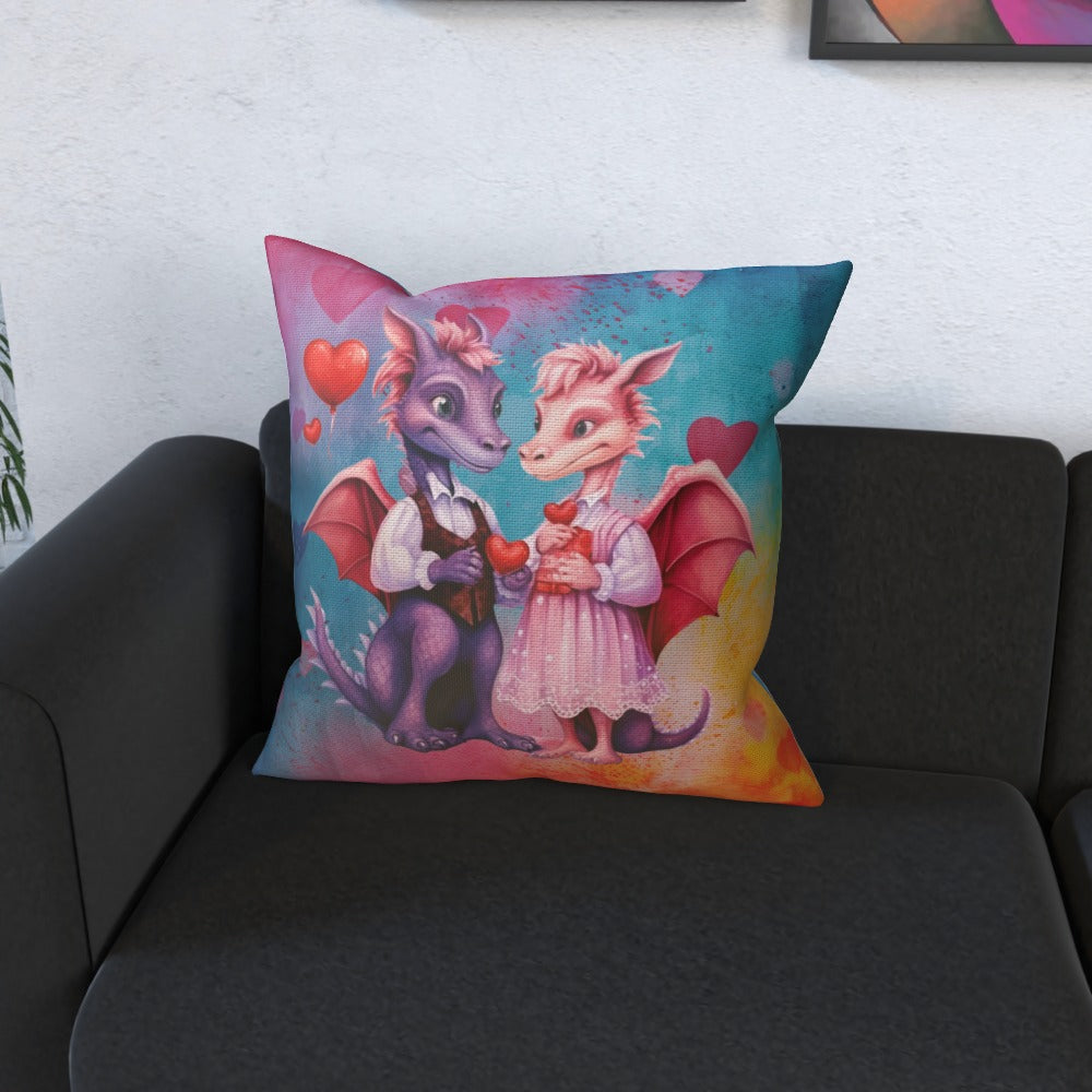 Dragons In Love XIV - Cushion, Double-Sided