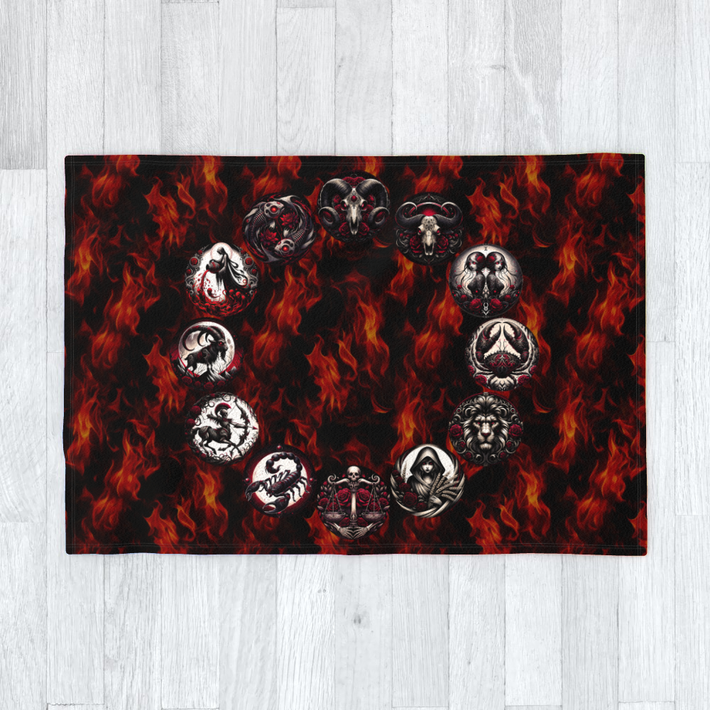 Hell's Zodiac - Polar Fleece Blanket