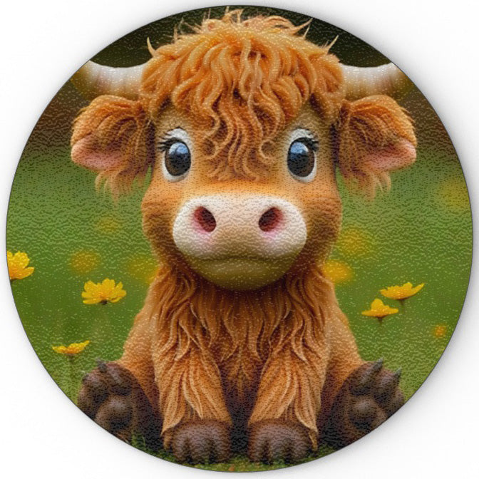 Fudge The Funny Cow, Glass Chopping Board