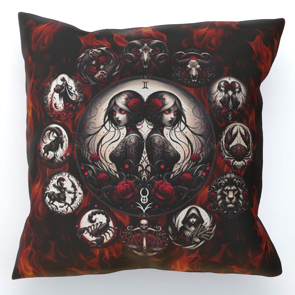 Gemini Hell's Zodiac - Cushion, Double-Sided