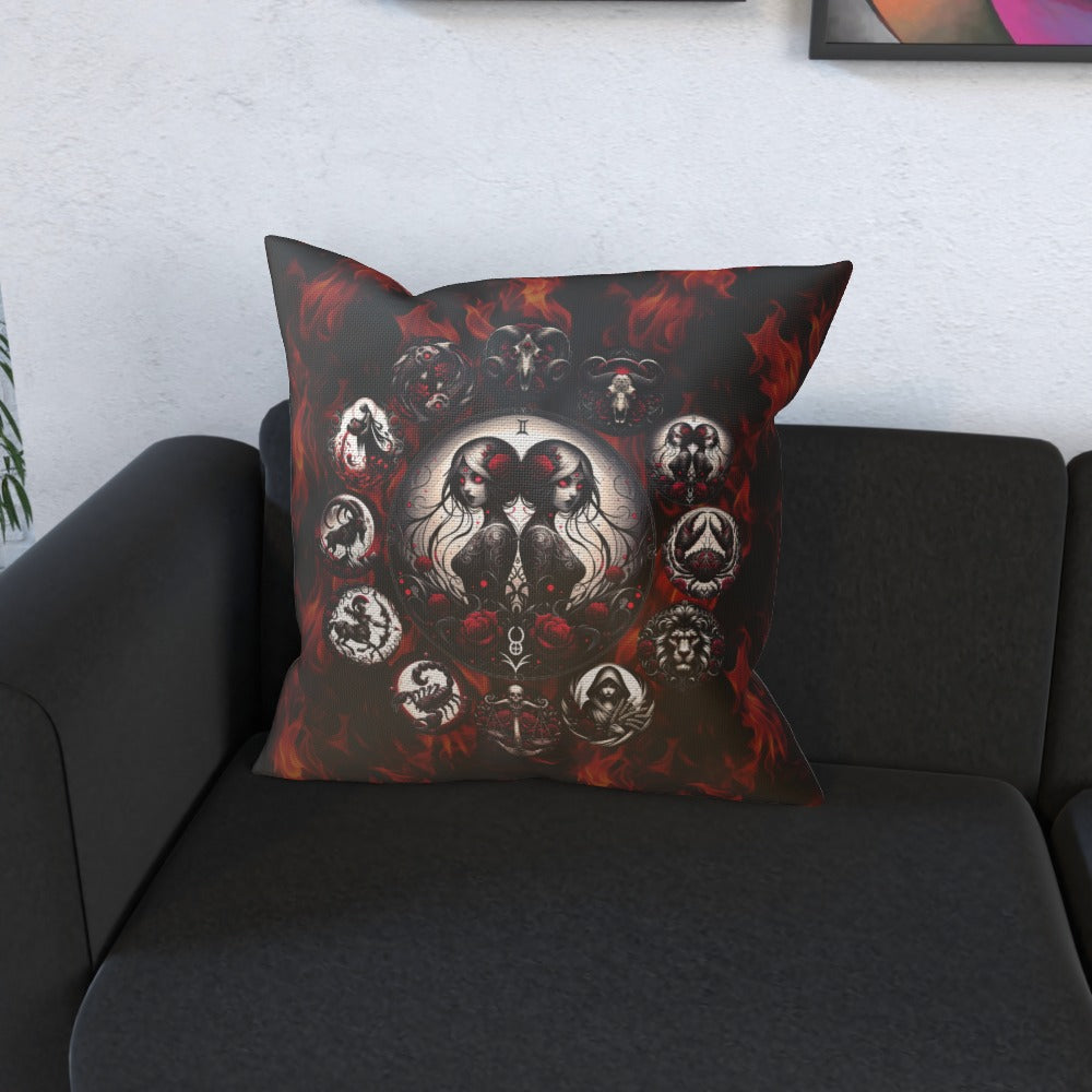 Gemini Hell's Zodiac - Cushion, Double-Sided