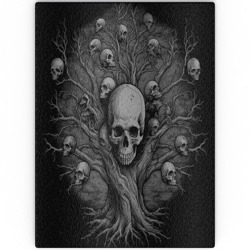 Shadow World Tree of Death - Glass Chopping Board