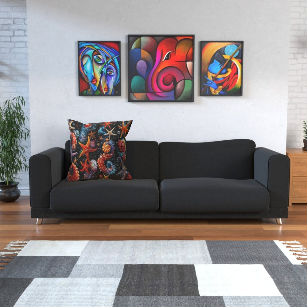 Sensational Sea Life - Cushion, Double-Sided