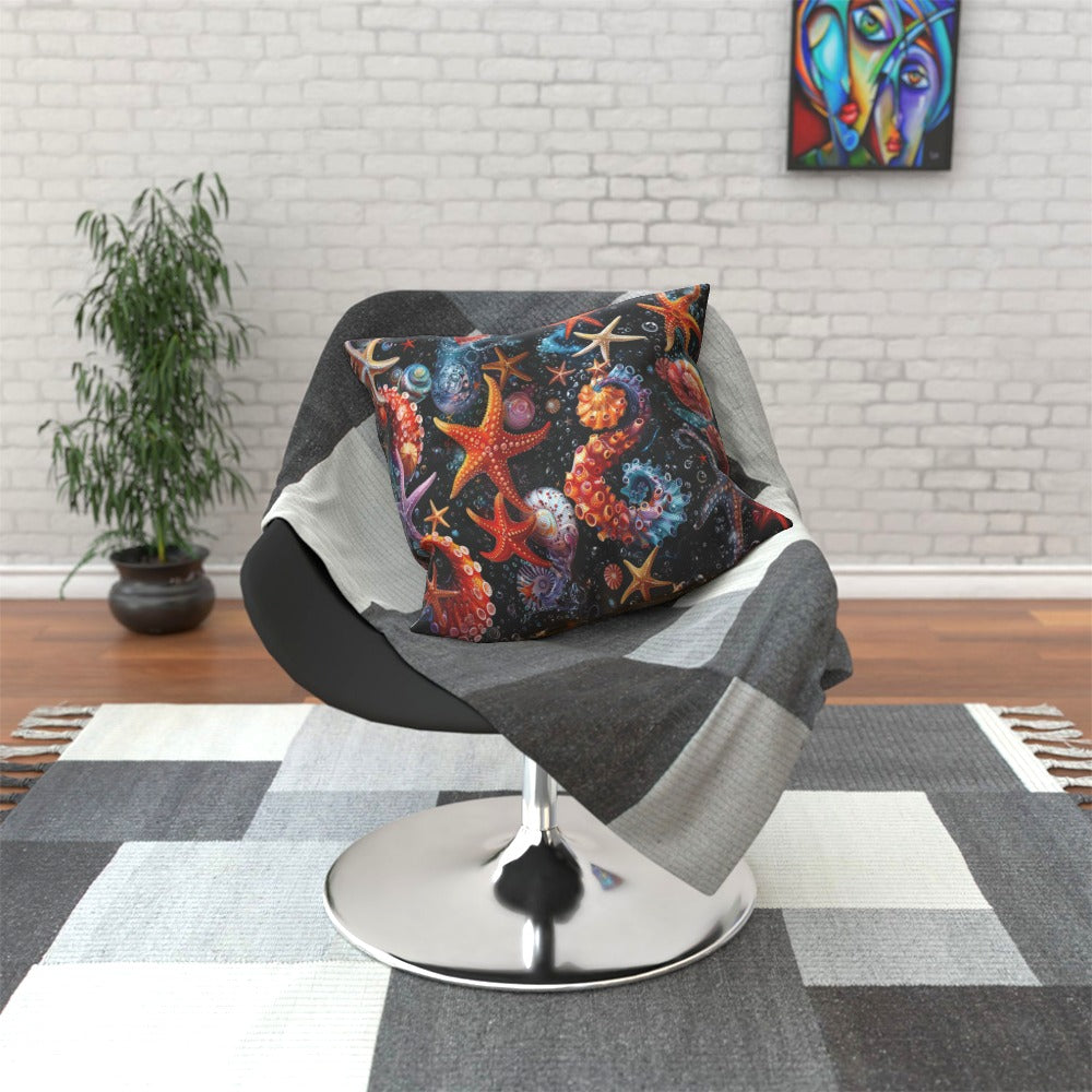 Sensational Sea Life - Cushion, Double-Sided