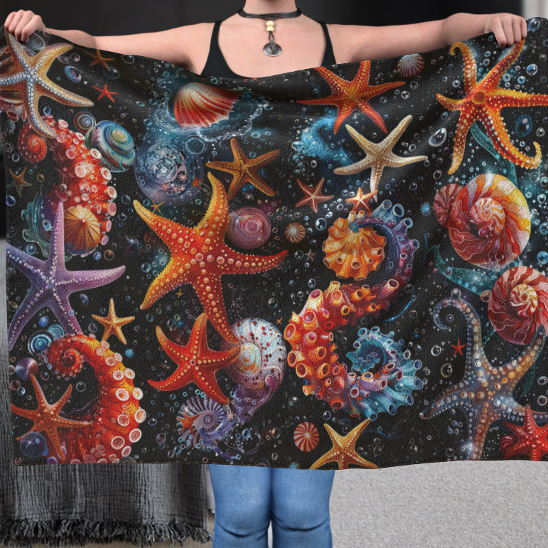 Sensational Sea Life - Polar Fleece Blanket