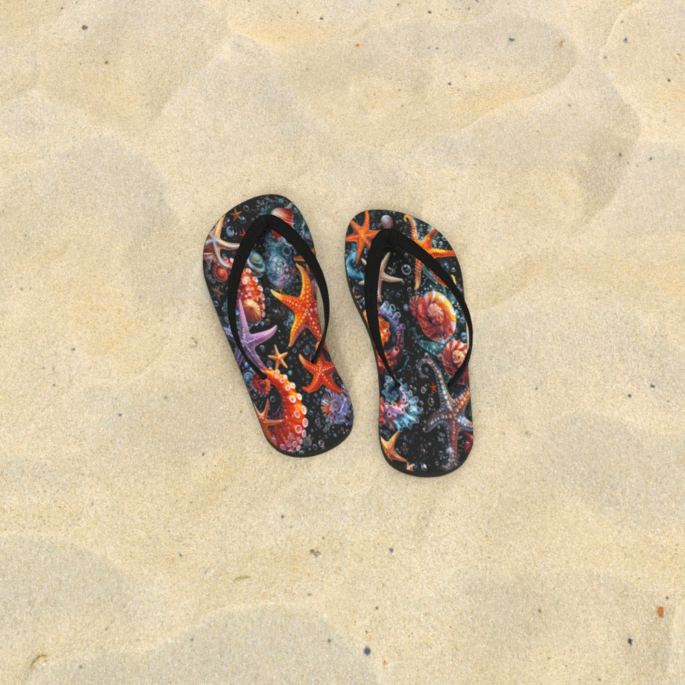 Sensational Sea Life - Flip Flops
