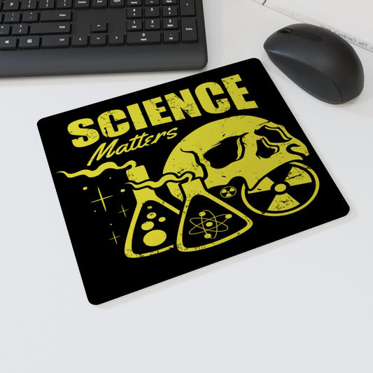 Science Matter (Black) - Mouse Mat