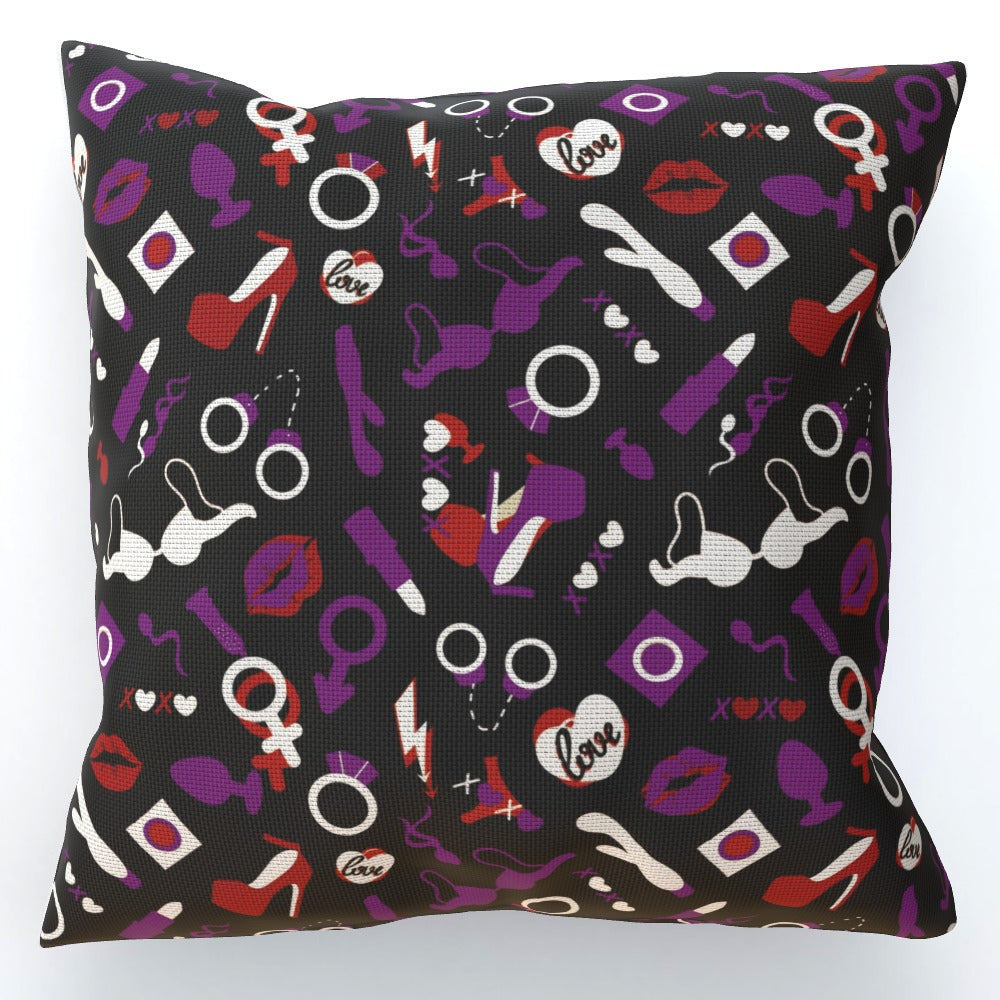 Sexy with Rude Thoughts II - Cushion, Double-Sided