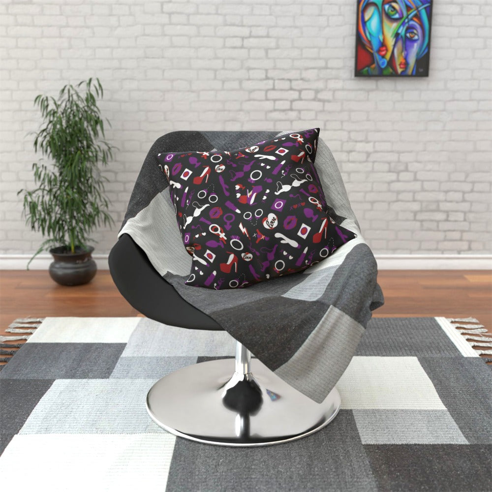 Sexy with Rude Thoughts II - Cushion, Double-Sided