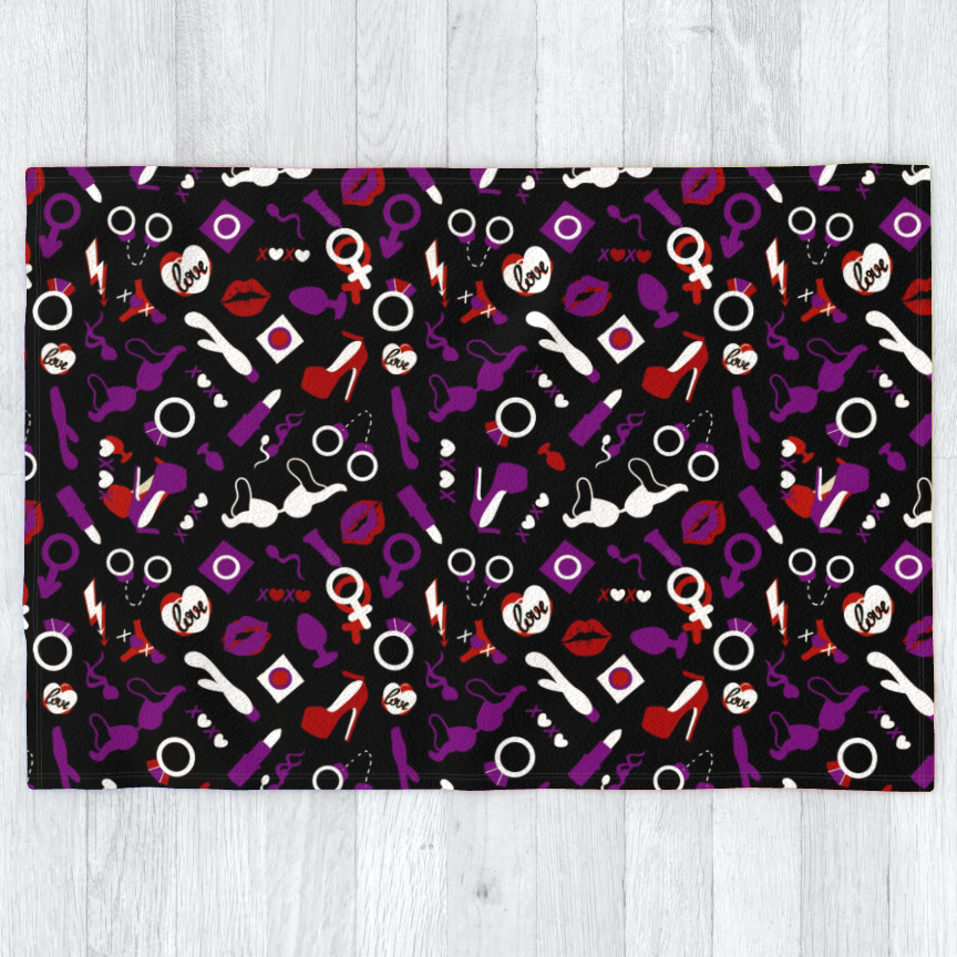 Sexy with Rude Thoughts II - Polar Fleece Blanket