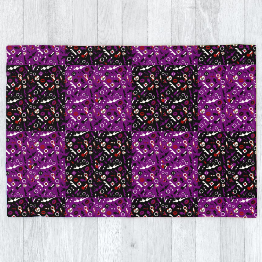 Sexy Mixed with Rude Thoughts, Polar Fleece Blanket