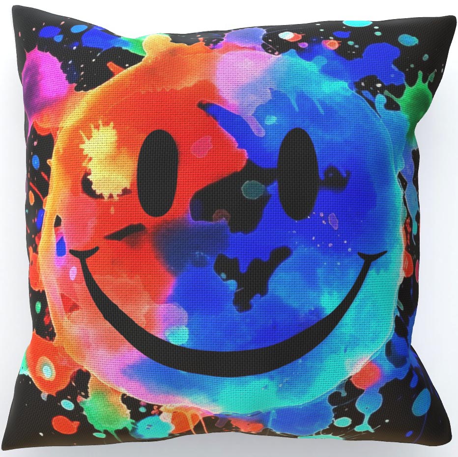 A Splash Of Happy Cushion