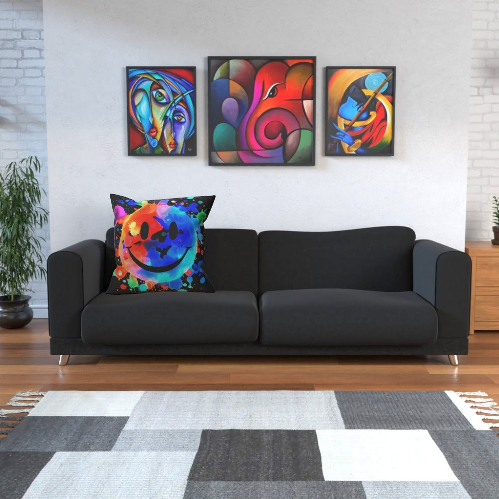 A Splash Of Happy Cushion