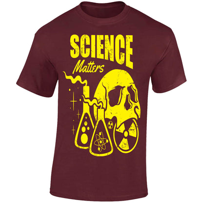 Science Matters - Maroon T-shirt