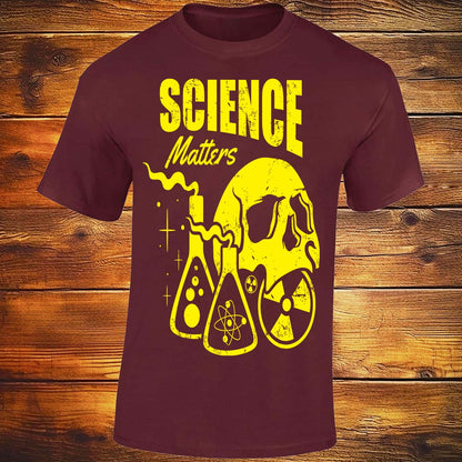 Science Matters - Maroon T-shirt