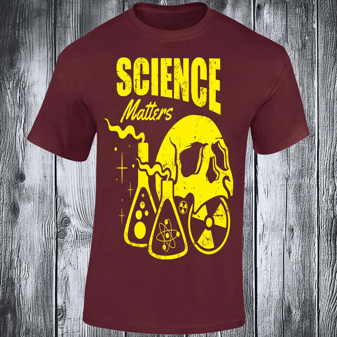 Science Matters - Maroon T-shirt
