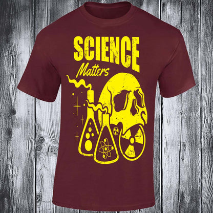 Science Matters - Maroon T-shirt