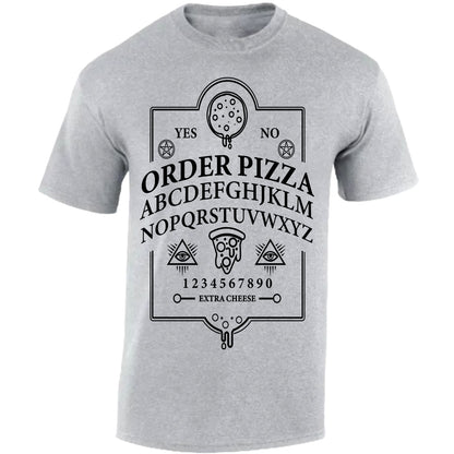 Ouija Pizza Order - Sports Grey T-shirt