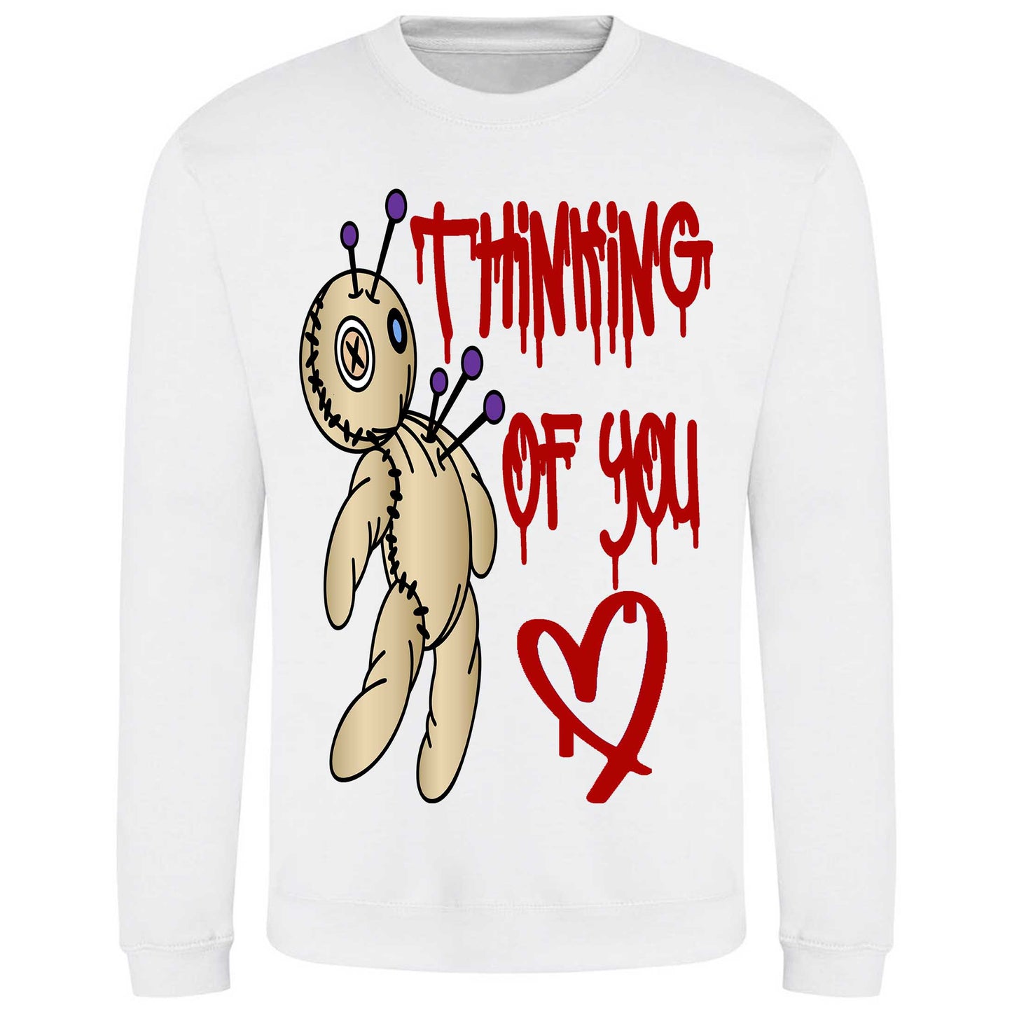 Thinking Of You Voodoo Doll - Sweatshirt