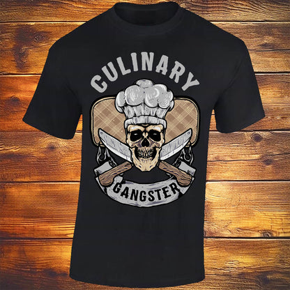 Culinary Gangster - Black T-shirt