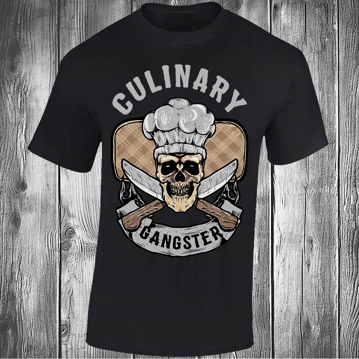Culinary Gangster - Black T-shirt