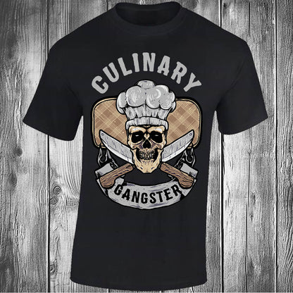 Culinary Gangster - Black T-shirt