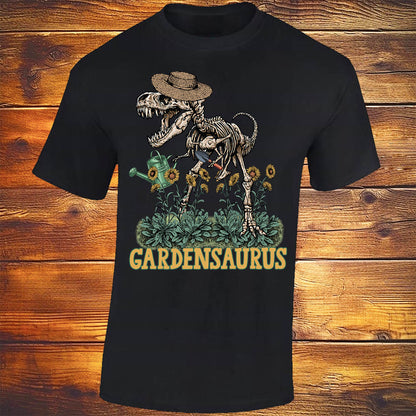 Gardensaurus - Black T-shirt
