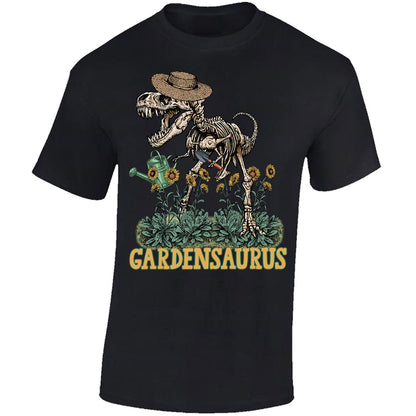 Gardensaurus - Black T-shirt