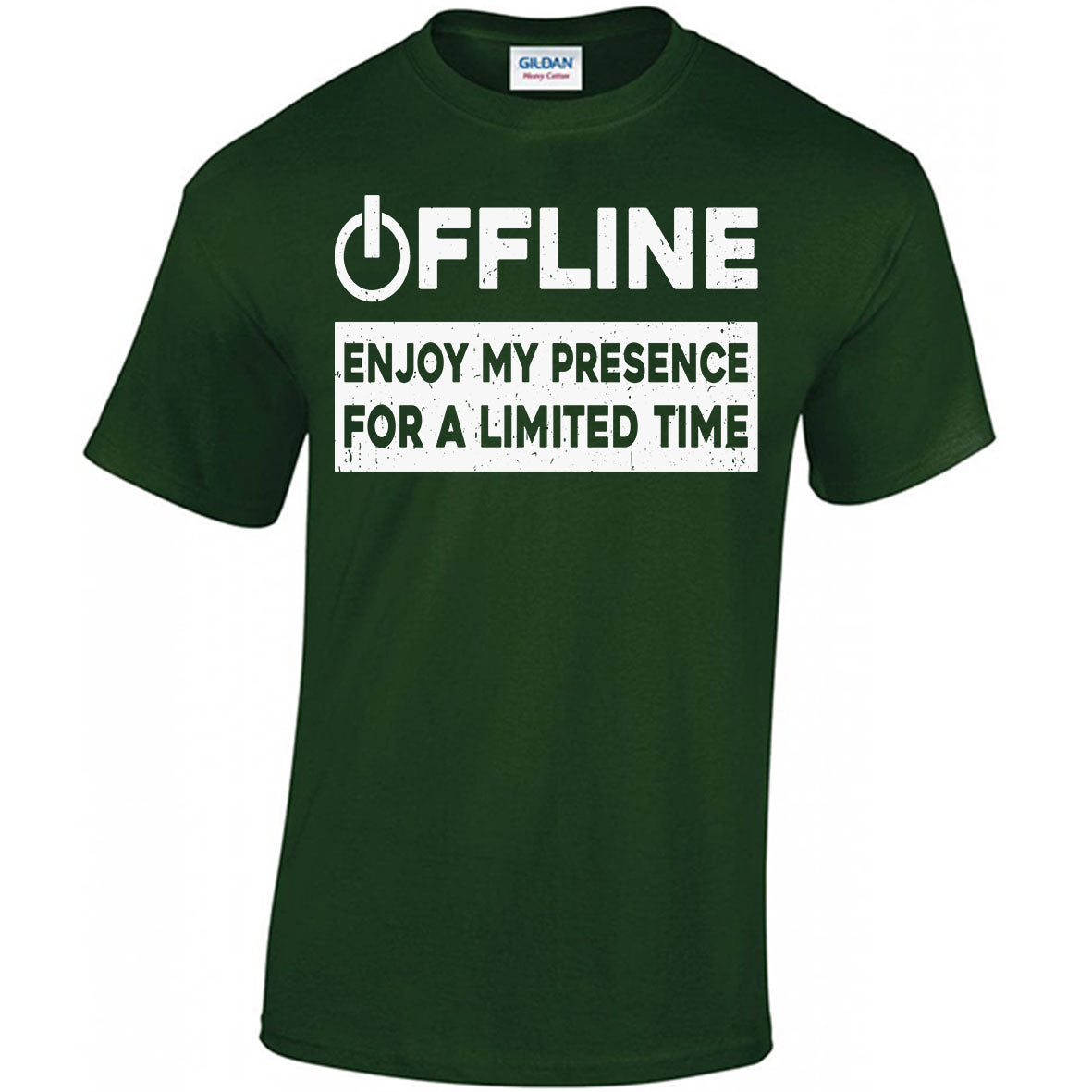 Offline, Enjoy My Presence For A Limited Time T-shirt