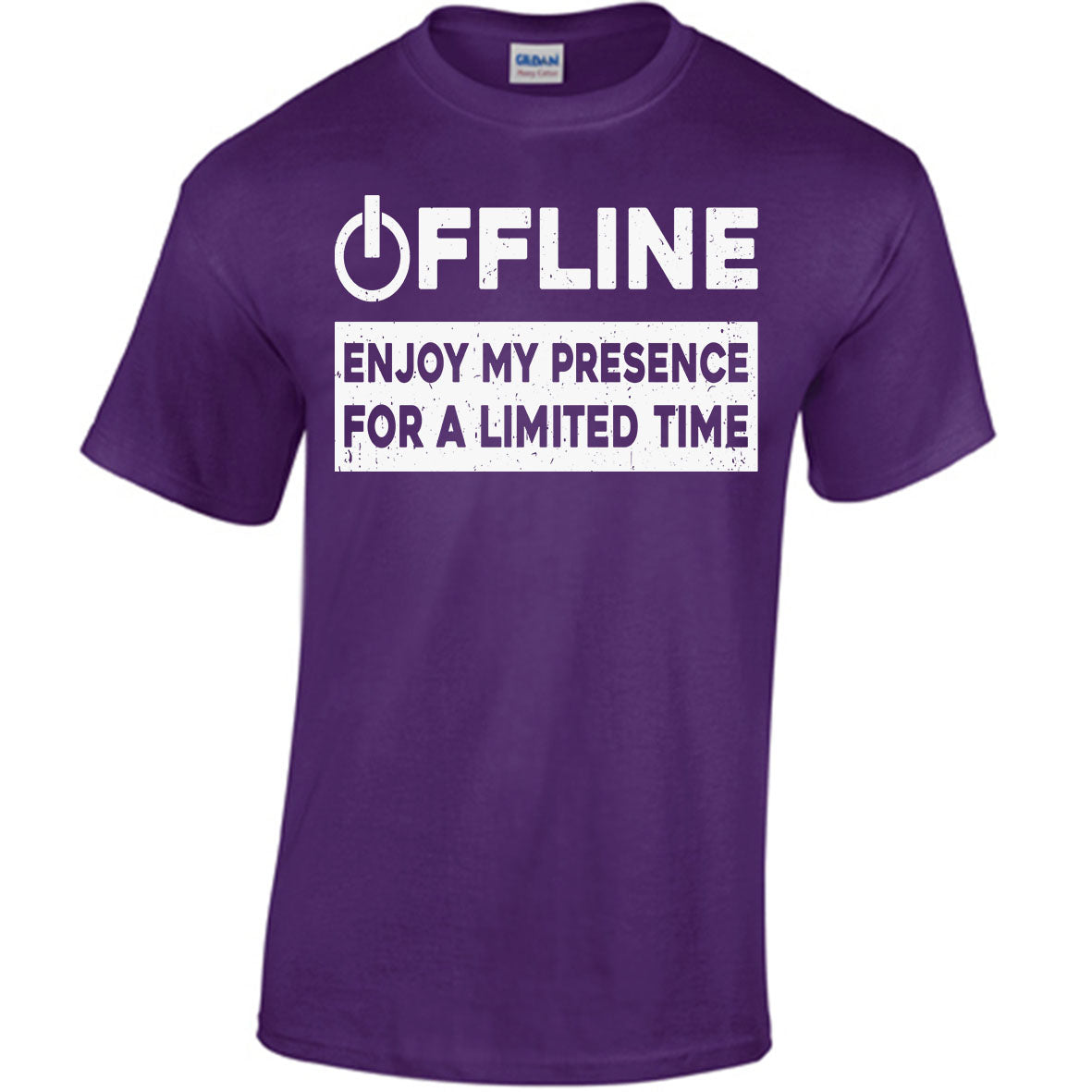 Offline, Enjoy My Presence For A Limited Time T-shirt