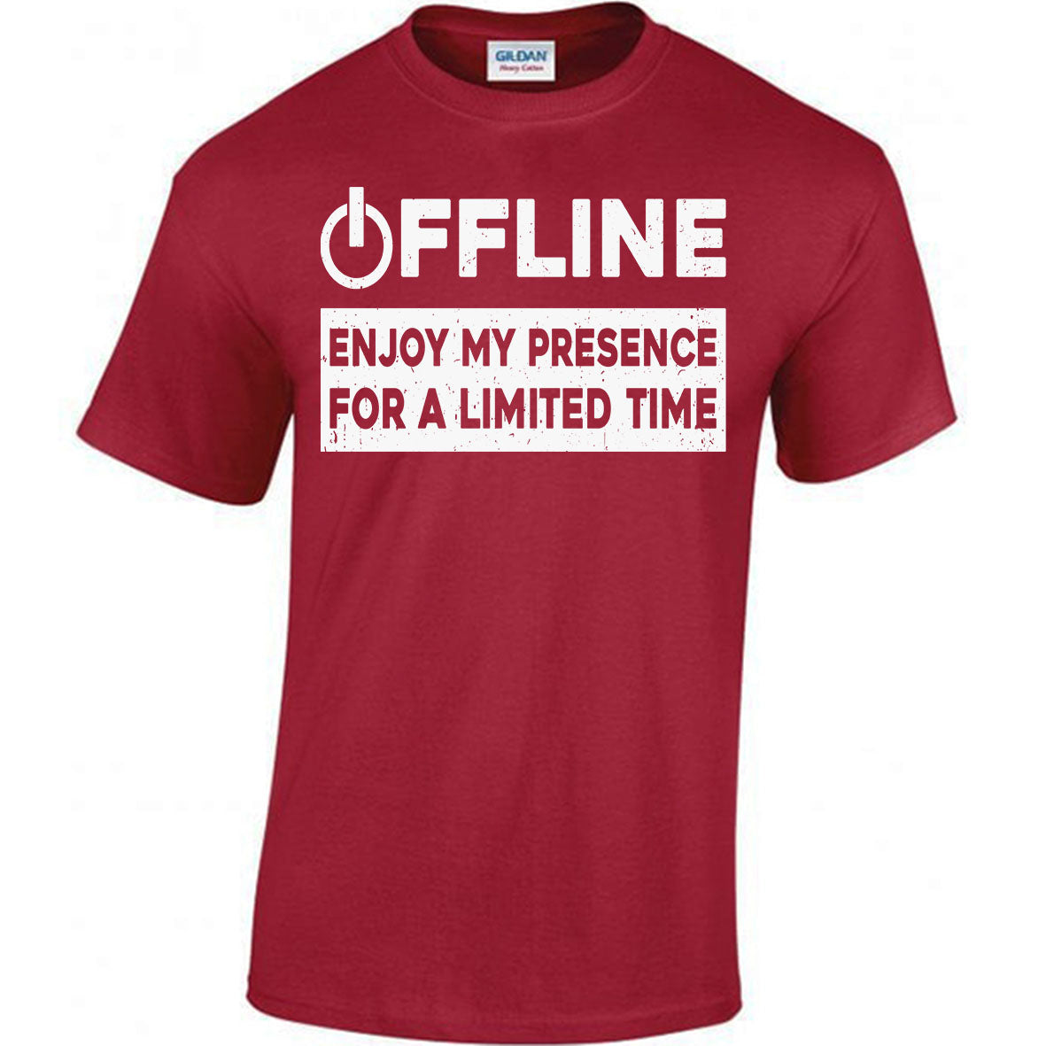 Offline, Enjoy My Presence For A Limited Time T-shirt